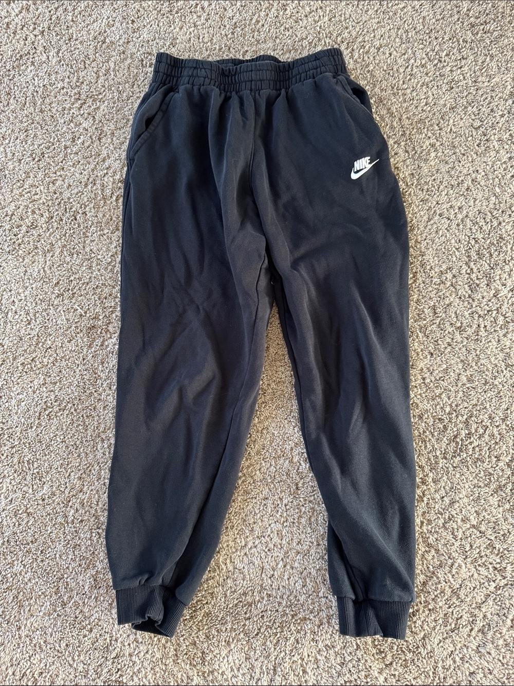 Nike fleece youth large black joggers